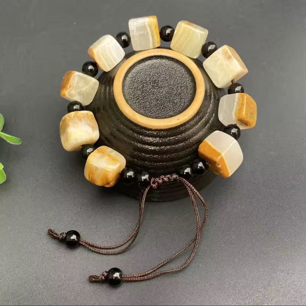 100%Natural agate bracelet